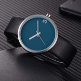 Eclipse Shaped Simple Analog Wrist Watch For Unisex Black & Blue 853096 | Abdul Basit Janjee