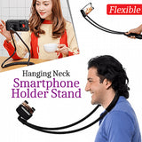 Pack of 2 Random Color Flexible Hanging Neck Lazy Smartphone Holder Stand And  Mini Tripod with Flexible Octopus Legs | 24HOURS.PK
