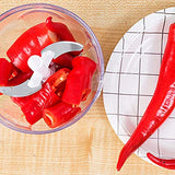 Portable Size 900ML Baby Kids Food Cutter Chopper Vegetable Fruit Meat Grinder Shredder Manual Slicers Kitchen Utensil Random Colorsm 7642 | 24hours.pk