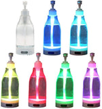 LED Light Wireless Soap Dispenser 7 Colors Motion Activated and 10 Inch Light Detection