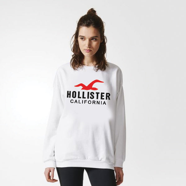 Hollister Crew Neck Sweatshirt HCO Snowflakes XS