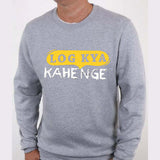 Log Kya Kahenge Printed Winter Sweatshirt For Unisex - Grey | 24HOURS.PK