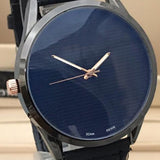 Latest Stylish High Quality Black Strap & Blue Dial Watch For Men's 598211