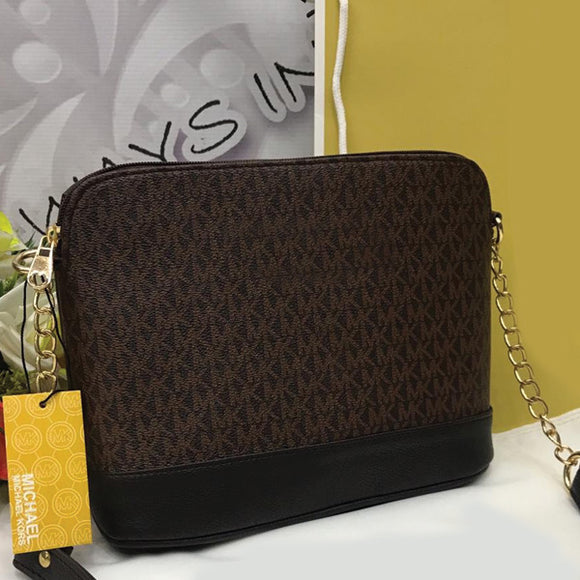 HIGH QUALITY WITH BRANDED DUST BAG SIDE CROSS BODY BROWN & BLACK