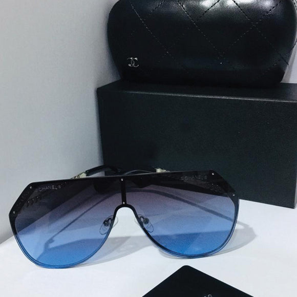 Latest Light Blue Transparent Sunglasses For Eye Protection For Men's