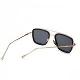 Luxury Fashion Unisex Square Retro Metal Frame Gradient Glasses UV 400 Protection Sunglasses | 24HOURS.PK