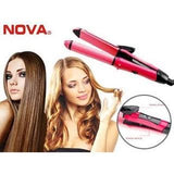 Nova 2 in 1 Hair Straight Curl 0103 | 24HOURS.PK