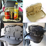 Foldable Travel Dining Tray, Rack and Bottle Holder for Car (038) | 24HOURS.PK