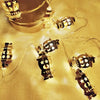 Led String Metallic Lights - Battery operated lights for Ramadan decorations