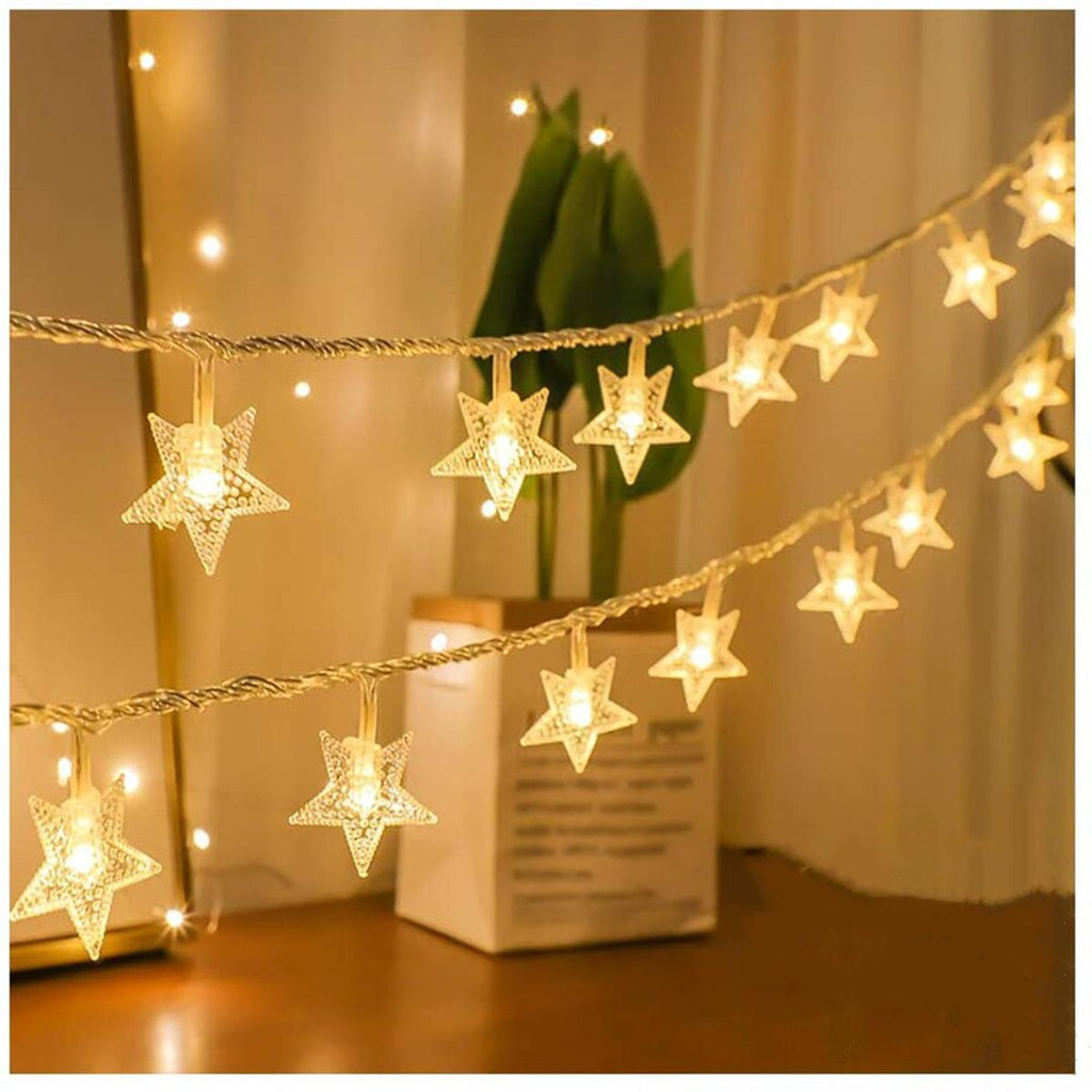 star lights for Ramadan Kareem Decoration - Battery operated Fairy lights For Ramadan party and Iftar party and Eid decoration