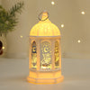 Retro Ramadan Electronic Night Light Mini Plastic Hexagonal Wind Lamp Electronic Decorate Ornament