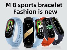 M8 Smart Sports Bracelet Fitness Band with Heart Rate Monitor Bluetooth Waterproof Pedometer For Android & iOS