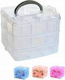 3 Layer Plastic Cosmetic Multipurpose Plastic Storage Box