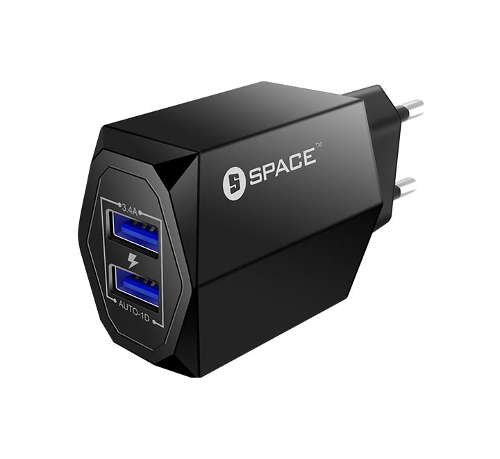 Dual Port USB 3.4A Wall Charger