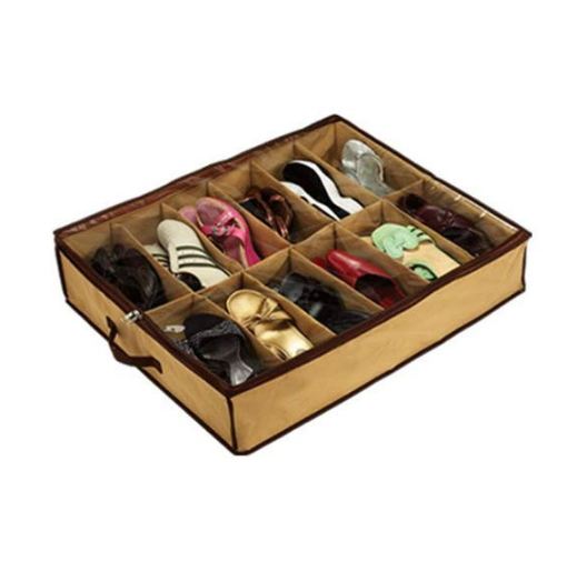 12 pairs Shoes Cabinet With Closet Storage Under Shoe Organizer | 24hours.pk