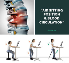 SitPack & Relax Foldable Standing Chair | 24hours.pk