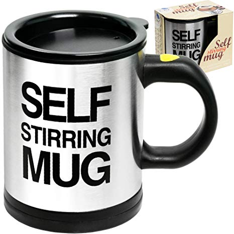 1pc Fashionable Coffee Cup With Stirrer