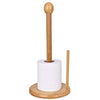 Paper Roll Stand Bamboo Tear Paper Towel Holder for Rolls used in Kitchen Living Room Bathroom Toil | 24hours.pk