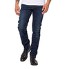 Simple Design Dark Blue Jeans For Men's | 24hours.pk