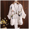 Kishmish Elegant Bird Embroidered Kurti Top For Her