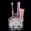 Clear Acrylic Makeup Organizer Lipstick Storage Box Crystal Nail Polish Display Case 6 Compartments Makeup Tools Stand Rack | 24hours.pk