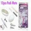 Pedi Mate Complete 12 Pcs Handheld Pedicure Manicure Set. | 24HOURS.PK