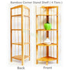 New Kitchen Home Decoration Furniture Bamboo Corner 4 Floor Stand Shelf | 24hours.pk