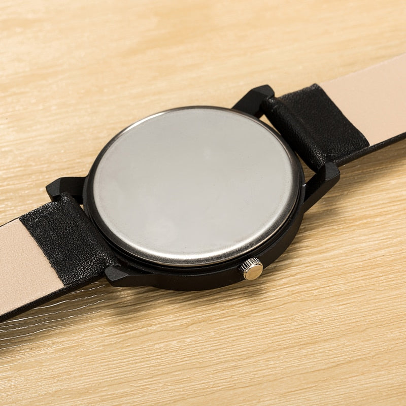 Creative Pattern Camera Concept Short Simple Special Digital Disks Hands Fashion Watch For Unisex Black 8563 | Abdul Basit Janjee