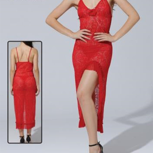 Sexy Red Net Night Dress | 24HOURS.PK