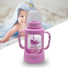 Pack of 2 Dr Gym Feeder Handle Bottle - Transparent | 24HOURS.PK