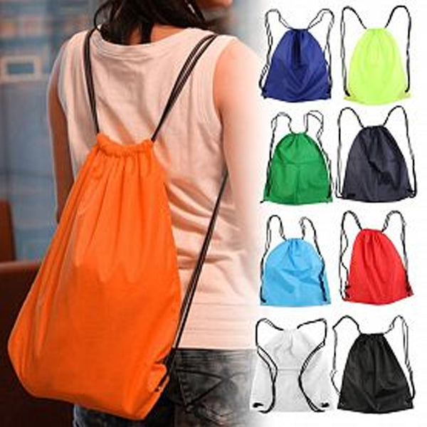 Premium School Drawstring Duffle Bag Shoe Backpack | 24hours.pk