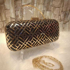 Multipurpose Iron Mesh Hollow Cluth Black+Golden | 24HOURS.PK