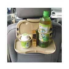 Foldable Travel Dining Tray, Rack and Bottle Holder for Car (038) | 24HOURS.PK