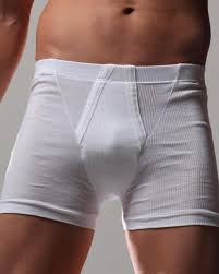 Big Ben Pack of 3 Fine Rib Trunk Boxer - Inside Elastic - For Men - White Underwear | 24hours.pk