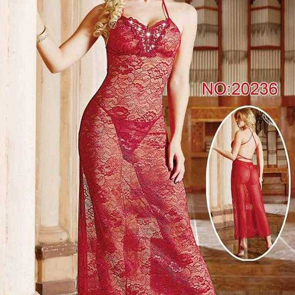 Red Nighty for Women D4 | 24HOURS.PK