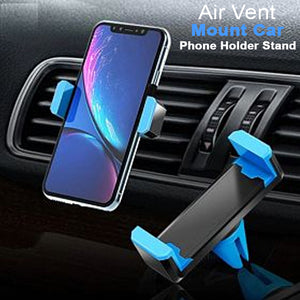 Universal Multi-Color Mini Air Vent Mount Car Phone Holder Stand For 4-6 inch Smartphones | 24HOURS.PK
