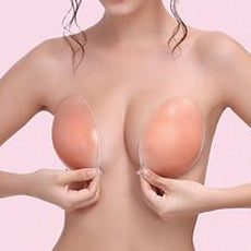 Natural Silicone Flexible Strapless Invisible Bra Size XL | 24HOURS.PK