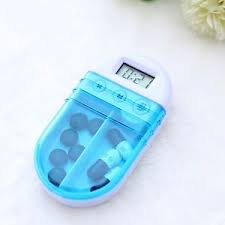 Portable Electronic Timing Pillbox with Alarm | 24hours.pk