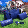 Stylish 3 Piece, Cross Body Women Hand Bag, Dark Blue | 24HOURS.PK