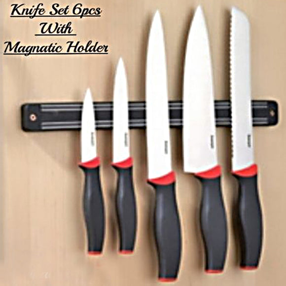 Knife Set 6 Pcs With Magnet | 24HOURS.PK