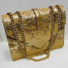 Women's Shoulder Chain Bag, Mini Square Bag, Golden | 24HOURS.PK