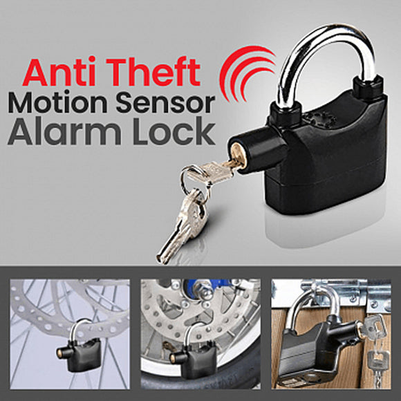 High Quality Anti Theft Motion Sensor Alarm Lock, 110 dba | 24HOURS.PK