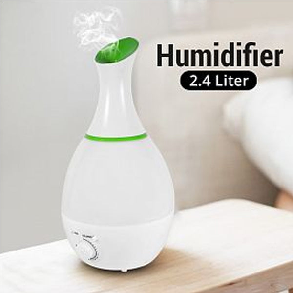 Cyber 2.4 Liter Ultrasonic Wave Humidifier 25 Watts, Assoted Color | 24hours.pk