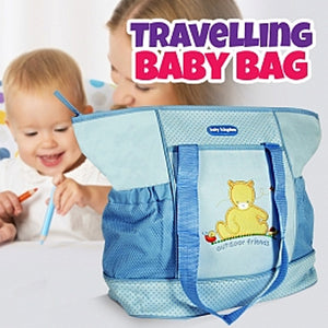 Baby Kingdom Travelling Bag, AK-014 Light Blue | 24HOURS.PK