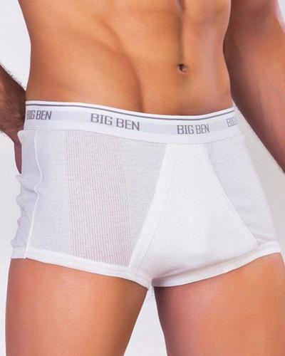 Pack of 5 Bigben  2 Rib Trunk Boxer & 3 Rib Sando Vest | 24hours.pk