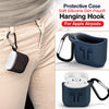 Fashionable Protective Shockproof Soft Silicone Skin Pouch With Hanging Hook Case For Apple Airpods (1123) | 24HOURS.PK