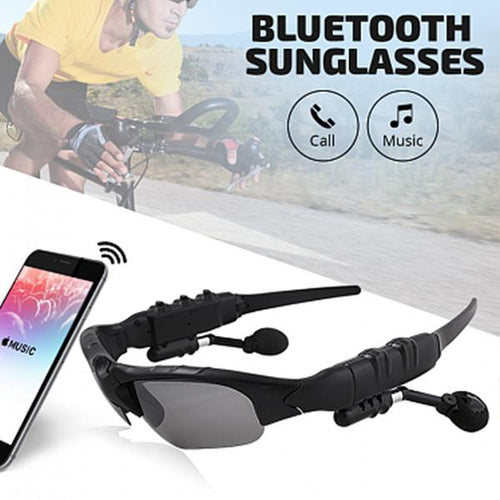 Pack of 2 Spark S530 Mini Bluetooth Headset With Mic, Black & Sunglasses Bluetooth Wireless Headsets | 24HOURS.PK