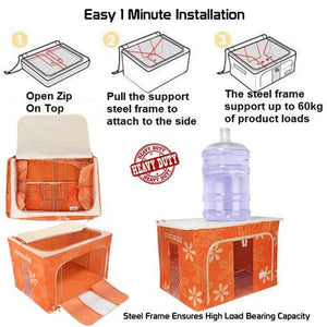 Living Box - Storage Boxes for Clothes, Blanket Cover Bag (0030) | 24hours.pk
