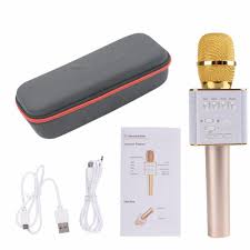 MIC Speaker Bluetooth Rechargeable AUX USB Port | 24HOURS.PK