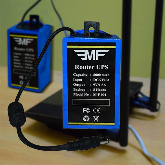 EMF ROUTER UPS POWER BACKUP FOR WIFI ROUTERS | 24hours.pk